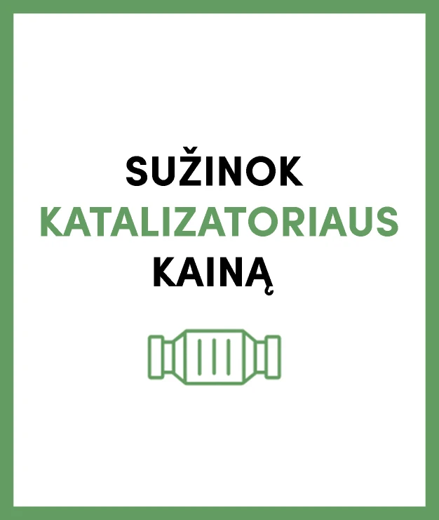 katalizatorių kainos